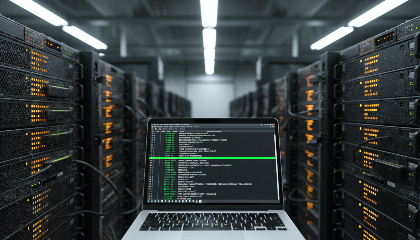 Server access logs showing GPTBot and ClaudeBot crawler requests with HTTP response codes in a data center environment