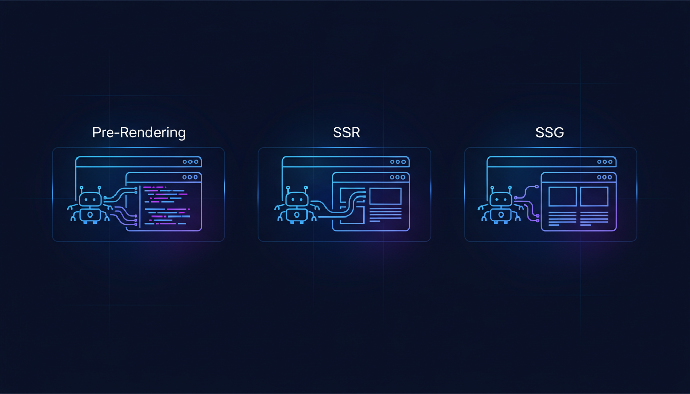 Pre-Rendering vs SSR vs SSG: Which Should You Choose?